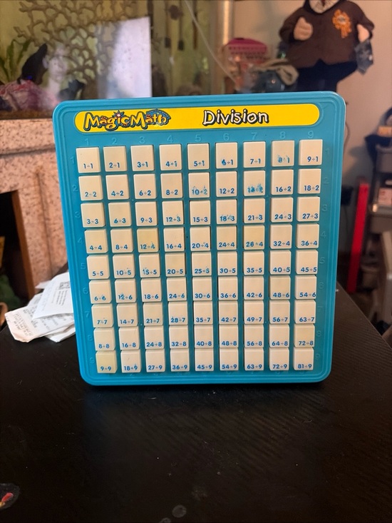 Magic Math Other - Magic Math Division Manual Machine Math Practice Homeschool Early Learning